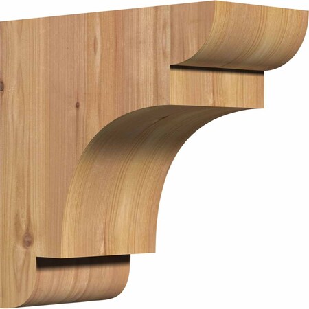 Ekena Millwork New Brighton Smooth Corbel, Western Red Cedar, 5 1/2"W x 12"D x 12"H COR06X12X12NEB00SWR